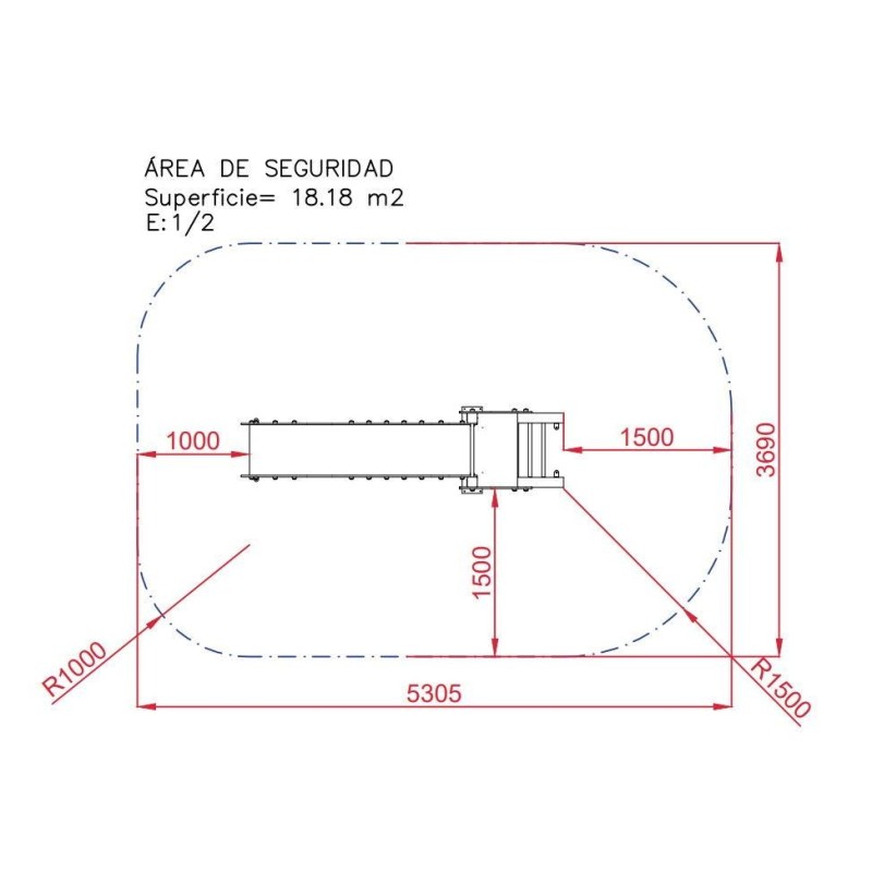 Tobogán SAMI Mini 90 cm