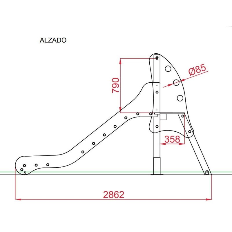 Tobogán SAMI Mini 90 cm