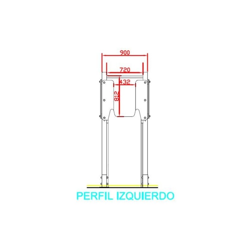 Tobogán LIMA Grande 136 cm