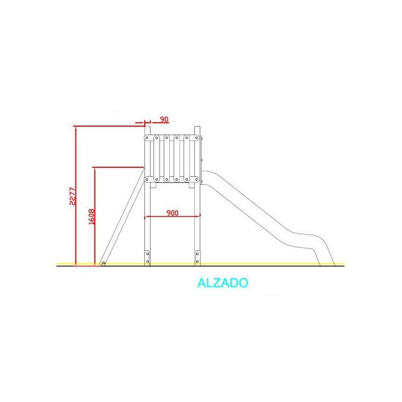 Tobogán LIMA Grande 136 cm