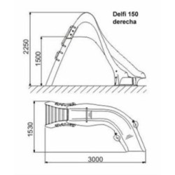 Tobogán Delfi 150