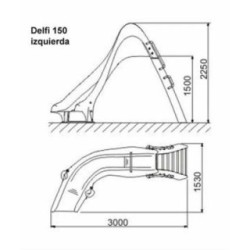 Tobogán Delfi 150