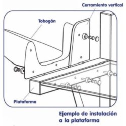 Rampa de tobogán Espiral Helios 200