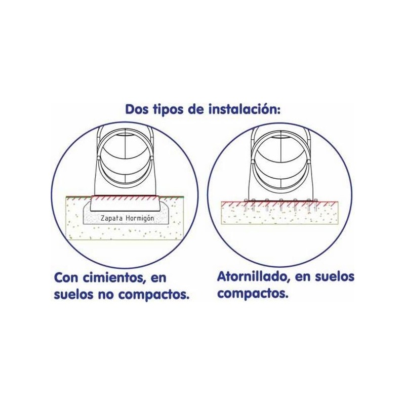 Rampa de tobogán de tubo Espiral 175