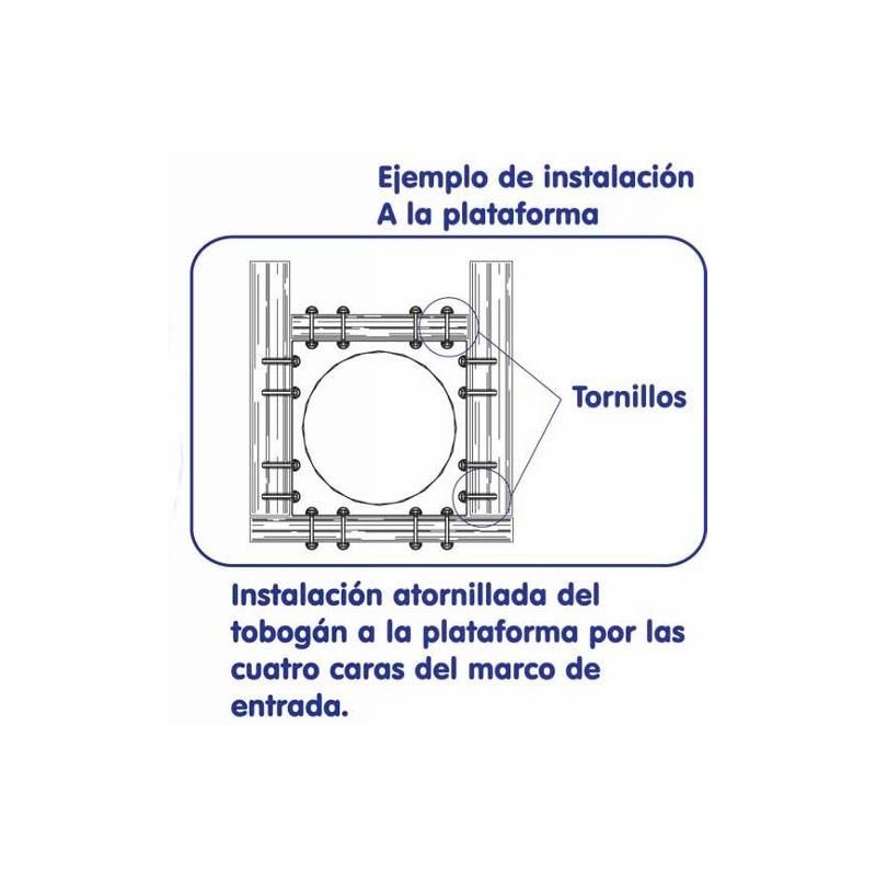 Rampa de escorrega de tubo Espiral 250