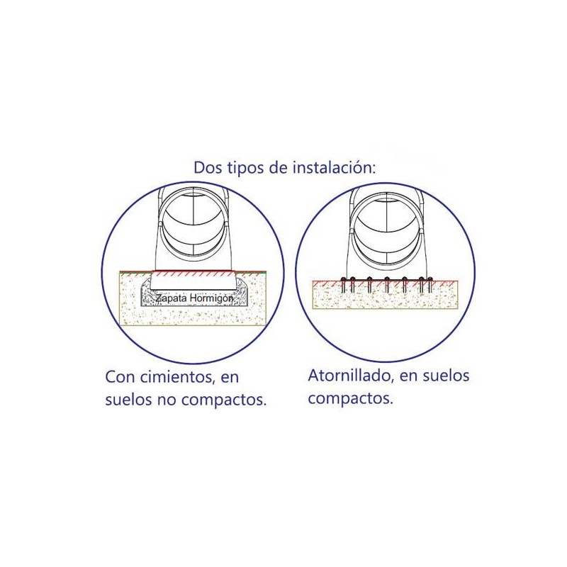 Rampa de tobogan de tub Espiral 300