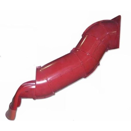 Rampa de tobogán de tubo Recto