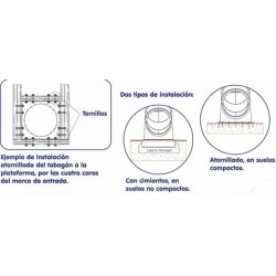 Rampa de tobogán de tubo Recto