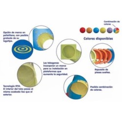 Rampa de tobogán de tubo Recto