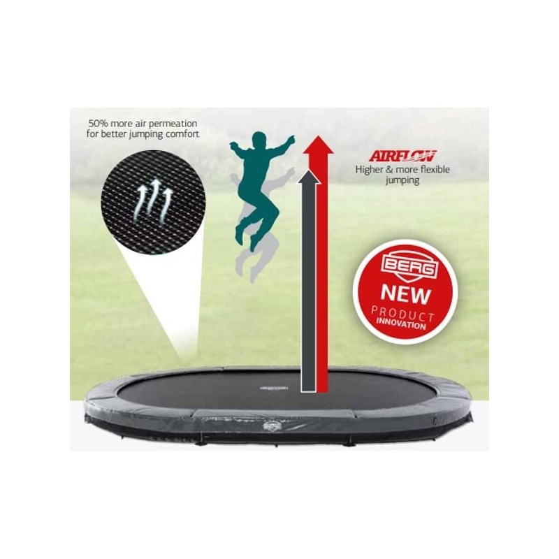 Trampolim BERG InGround Grand Elite 520 Grey