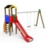 Parc infantil TOKIO amb gronxador doble