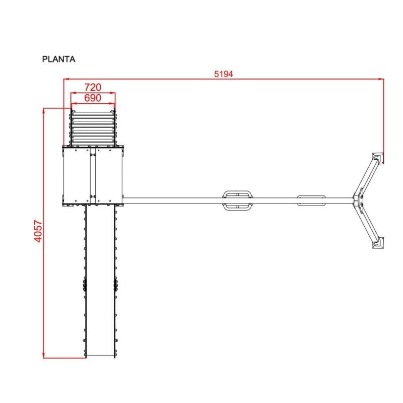 Parc infantil TOKIO amb gronxador doble