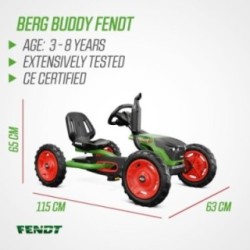 Tractor de pedales BERG Buddy FENDT