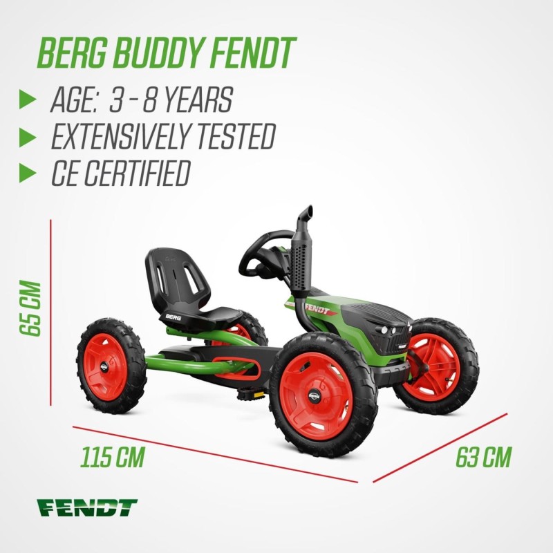 Tractor de pedales BERG Buddy FENDT