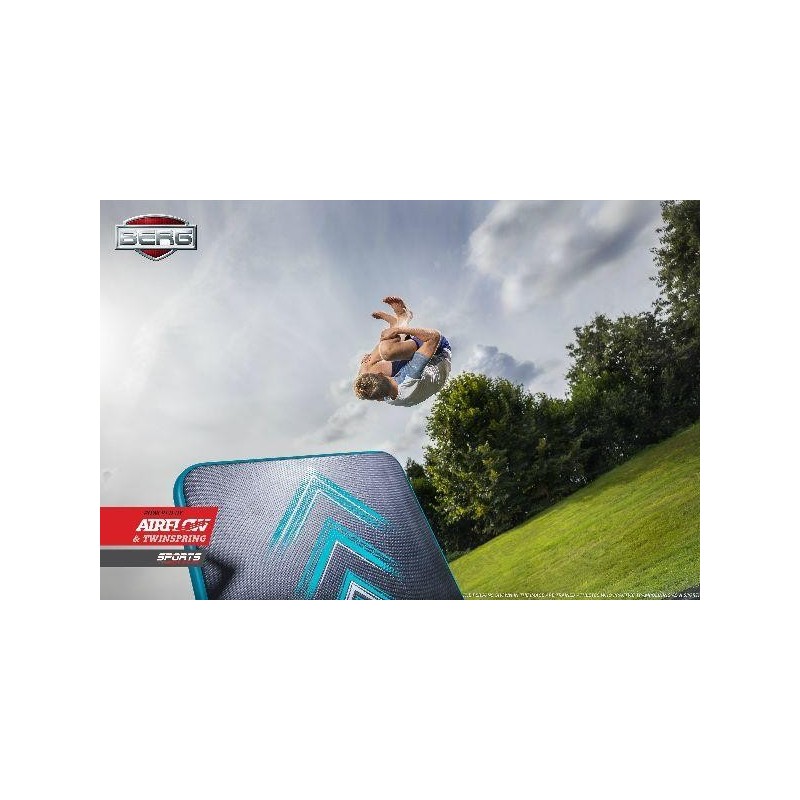 Cama elástica BERG Flatground Ultim Elite 500 + Aerowall