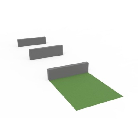 Tres muros sucesivos