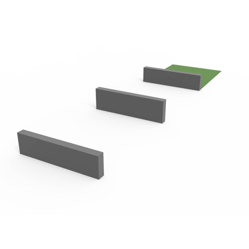 Tres muros sucesivos