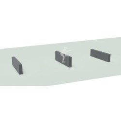 Tres muros sucesivos