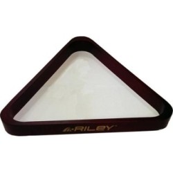 Triângulo de bolas de madeira