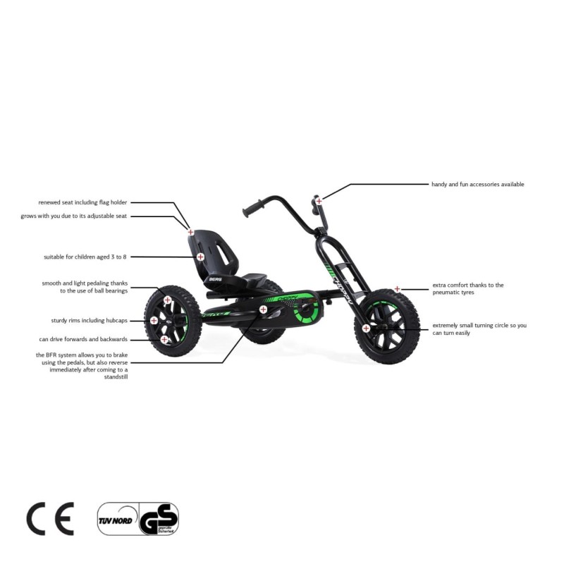 Triciclo BERG Choppy Neo