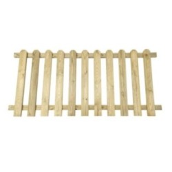 Valla de madera MASGAMES 100 PLUS (lamas 21 mm grosor y altura 100 cm)