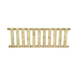Valla de madera MASGAMES RECTA 80 (lamas 15 mm grosor y altura 80 cm)