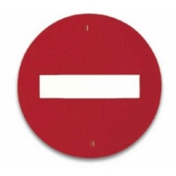 Señal de dirección prohibida