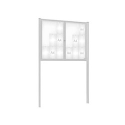 Vitrina de informação exterior tradição