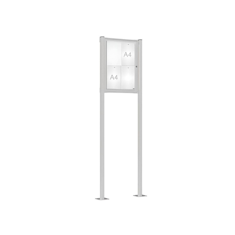 Vitrina de informação exterior tradição