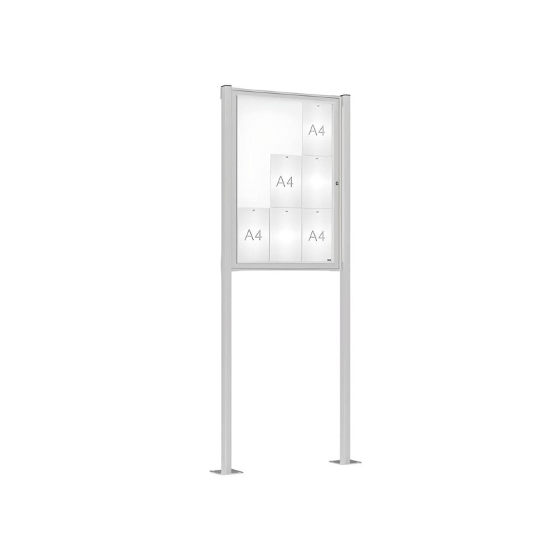 Vitrina de informação exterior tradição