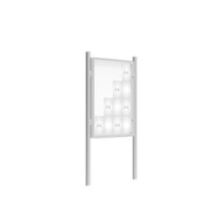 Vitrina de información exterior modelo 2000 con postes