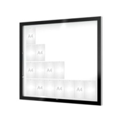 Vitrina exterior Edge gruix 80 mm