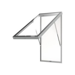 Vitrina exterior Edge gruix 80 mm amb peus