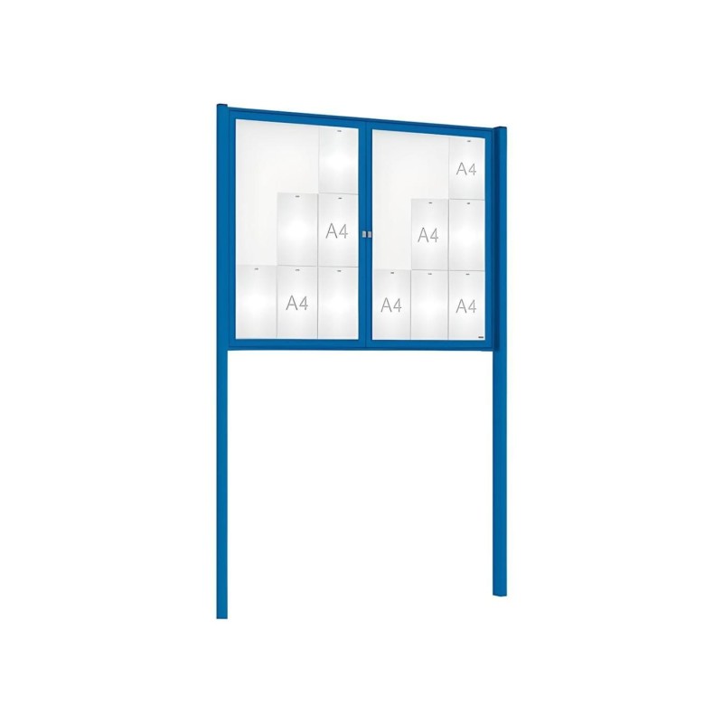 Vitrina exterior pintada Tradición