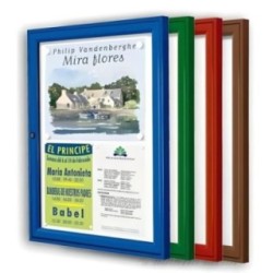 Vitrina exterior pintada Tradición