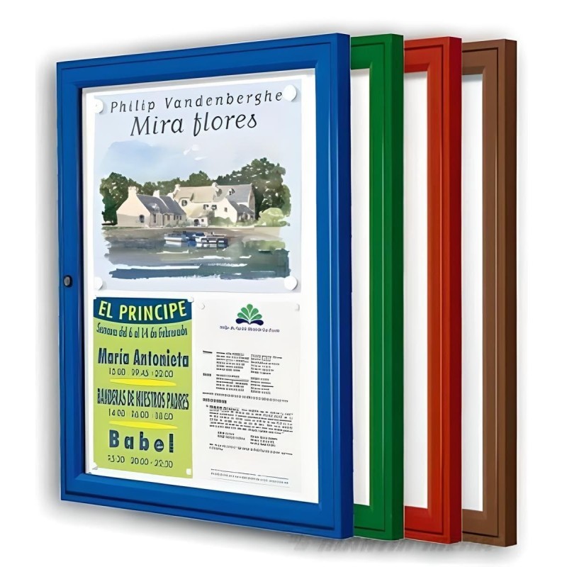 Vitrina exterior pintada Tradición