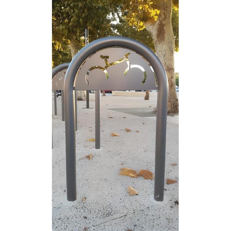 Arco apoya bicicletas TOURMALET Ø 60mm (Galvanizado)