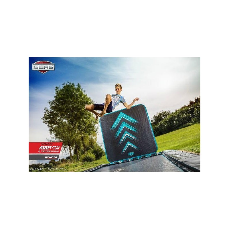 Cama elástica BERG Flatground Ultim Champion 410 + Aerowall