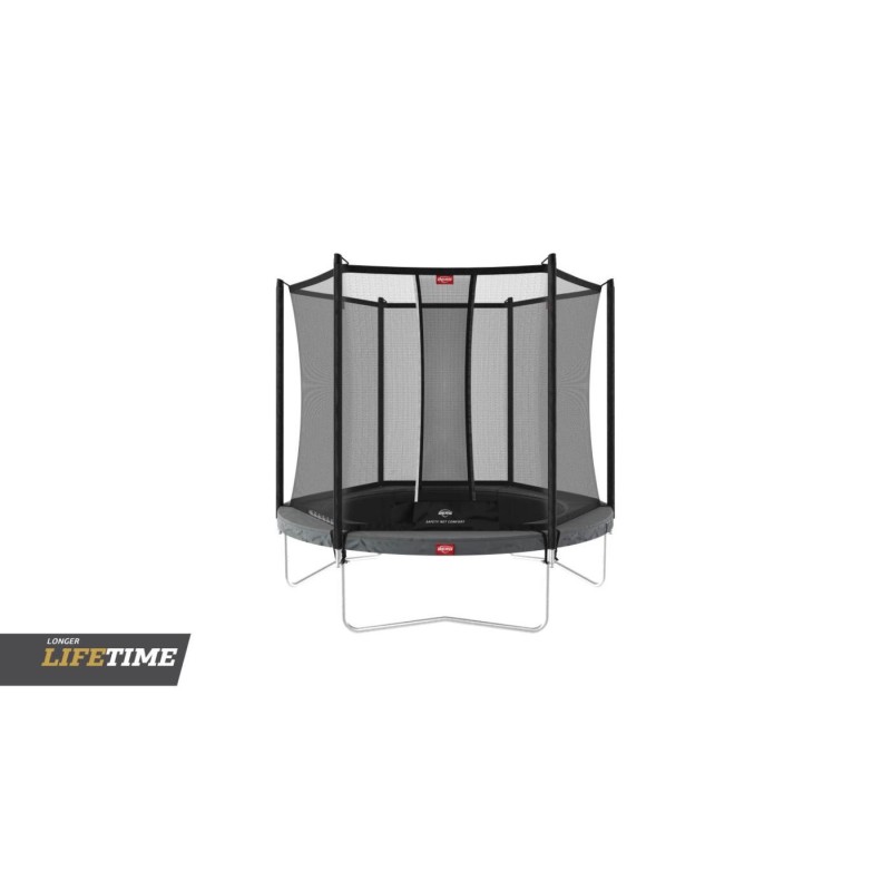 Cama elástica BERG Favorit 270 Grey + Red Comfort