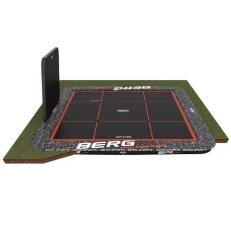 Cama elástica BERG Ultim Pro Bouncer FlatGround 5x5 + AeroWall 2x2 BLK&GRY