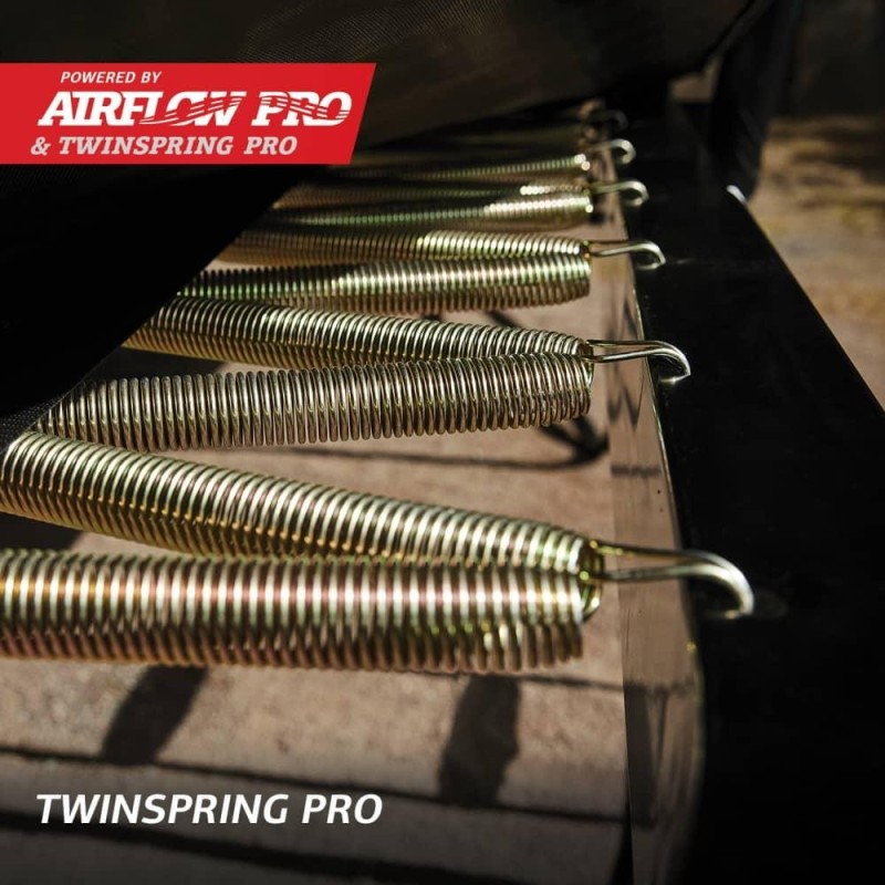 Cama elástica BERG Ultim Pro Bouncer FlatGround 5x5 + AeroWall 2x2 BLK&GRY