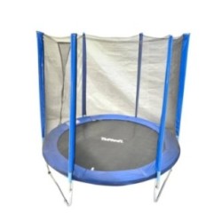 Cama elástica Junior 305 con red y escalera