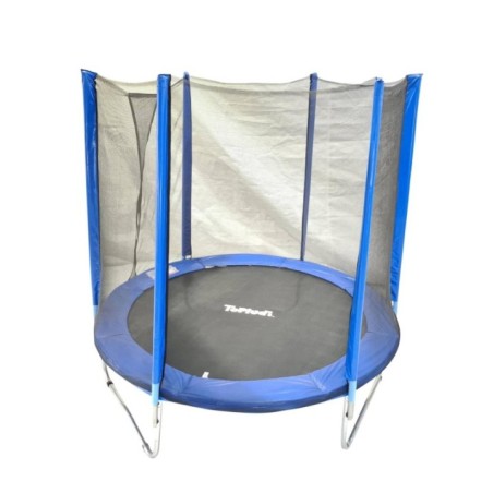 Cama elástica Junior 305 con red y escalera