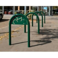 Arc suport bicicletes ALPE D'HUEZ Ø 60mm (Galvanitzat + Pintat)