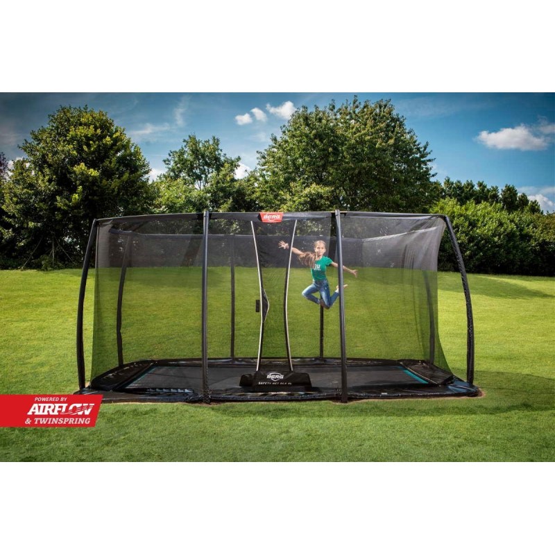 Trampolim BERG Ultim Elite Flatground 500 + Rede Deluxe XL