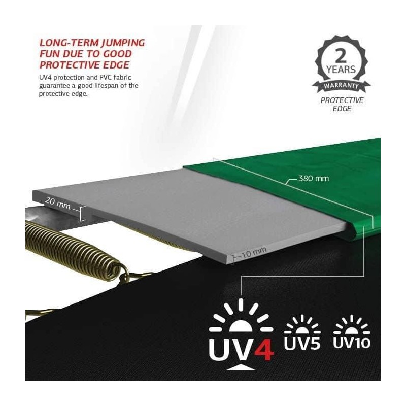 Cama elástica BERG InGround Ultim Favorit 410 + Red Comfort