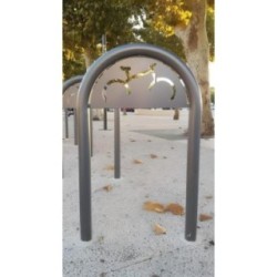 Suporte para bicicletas TOURMALET Ø 60mm (Galvanizado + Pintado)