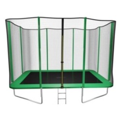 Cama elástica Masgames Rectangular L PREMIUM + Red + Escalera