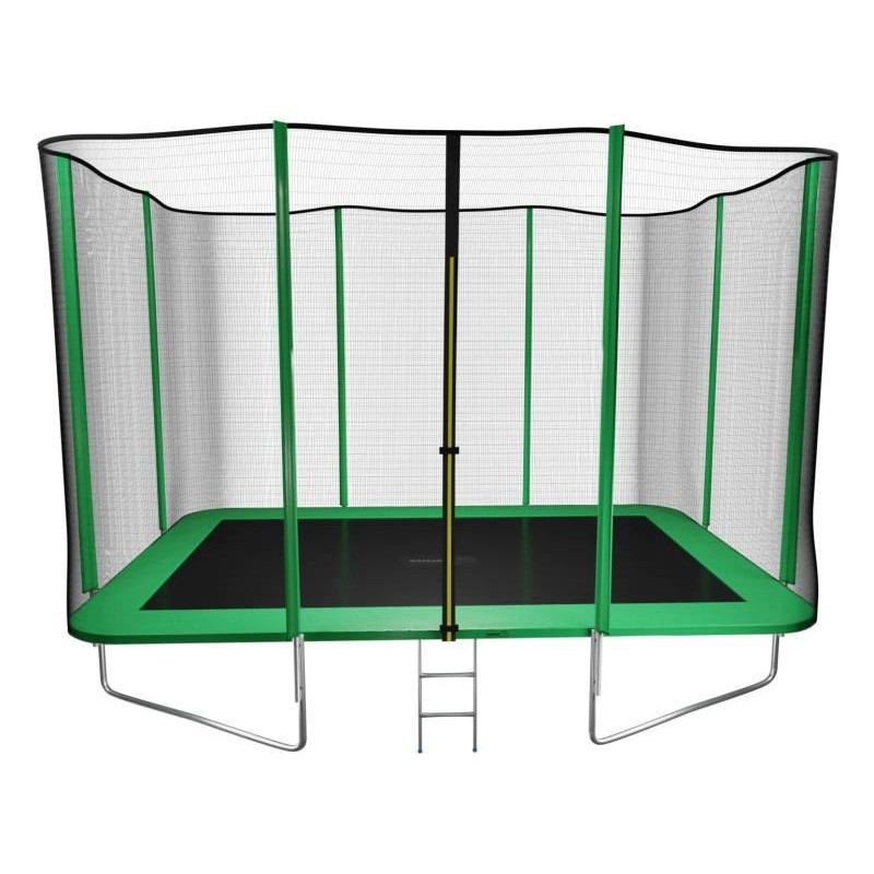 Trampolim Masgames Rectangular L PREMIUM + Rede + Escada