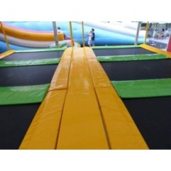 Camas elásticas en batería rectangulares